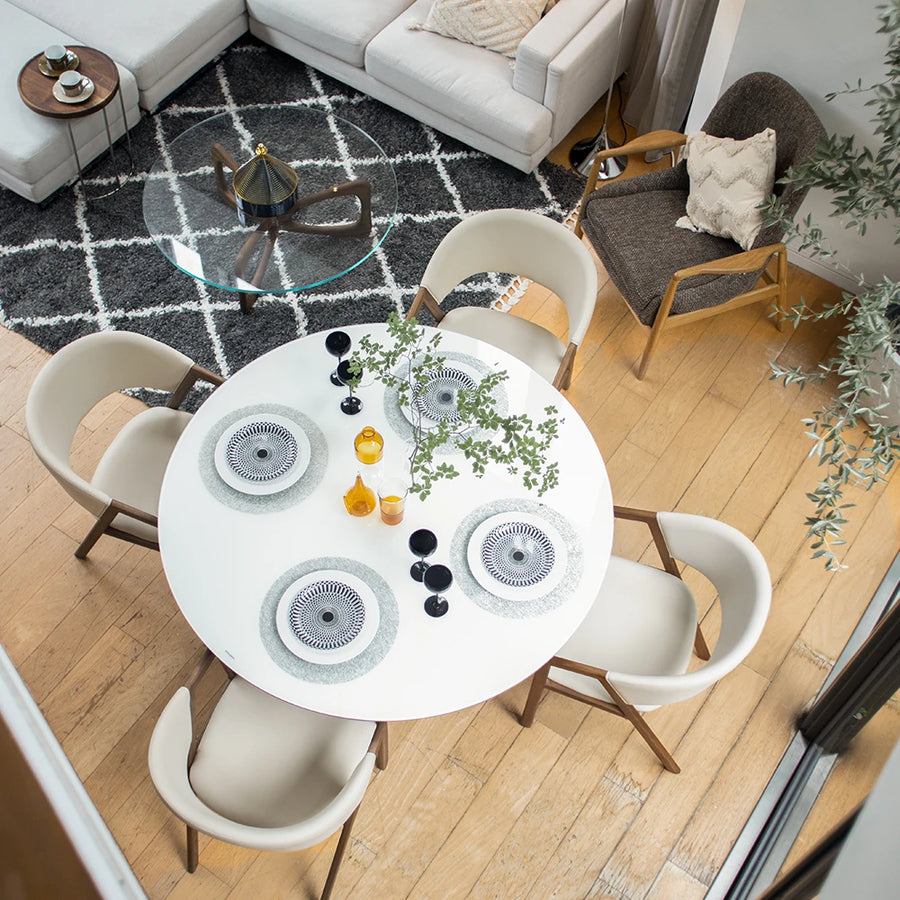 ARMONIA(アルモニア) Round dining table PIANE 1200 - MIRUMU ARMONIA(アルモニア) Round dining table PIANE 1200 - MIRUMU