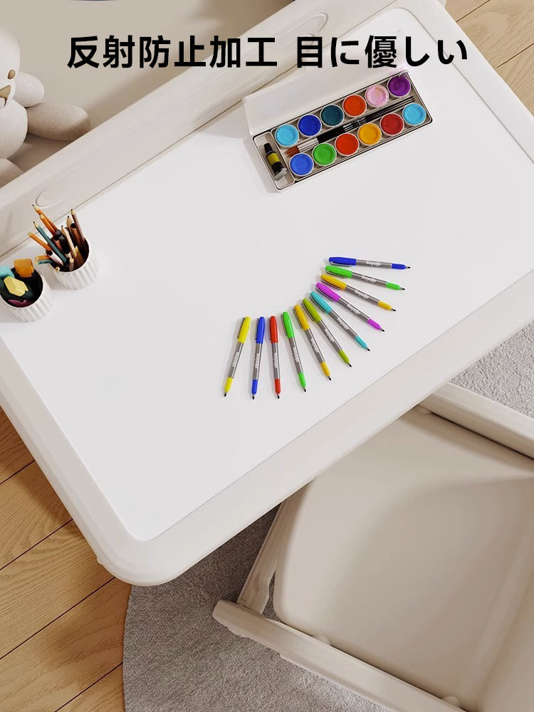 Folding study desk for children