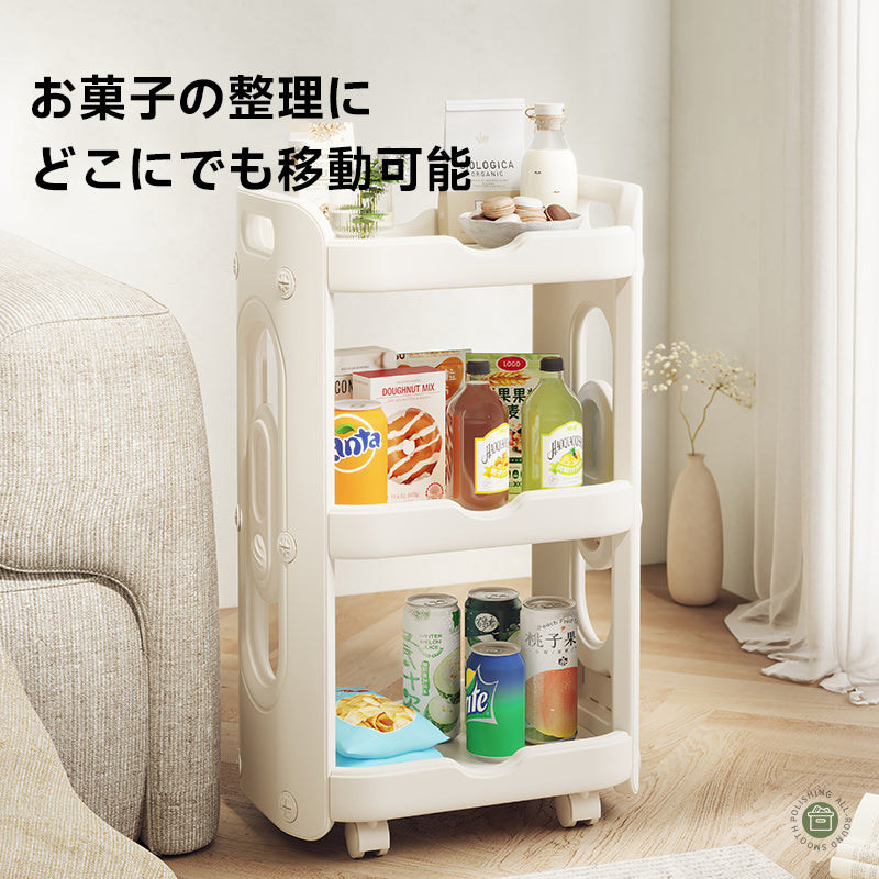 Storage cart with casters