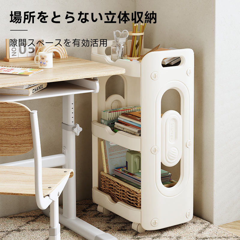 Storage cart with casters