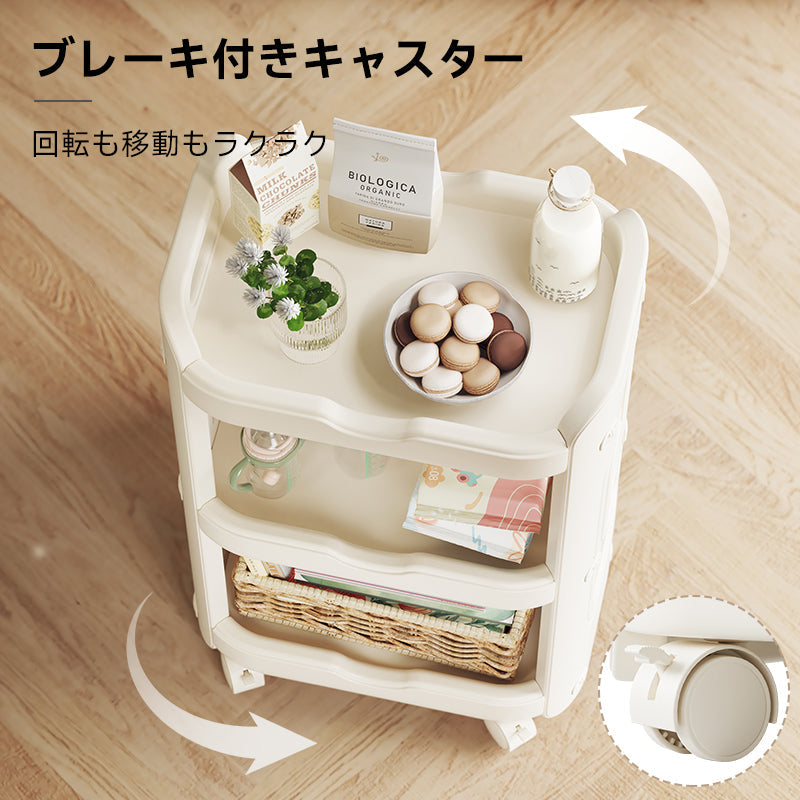 Storage cart with casters
