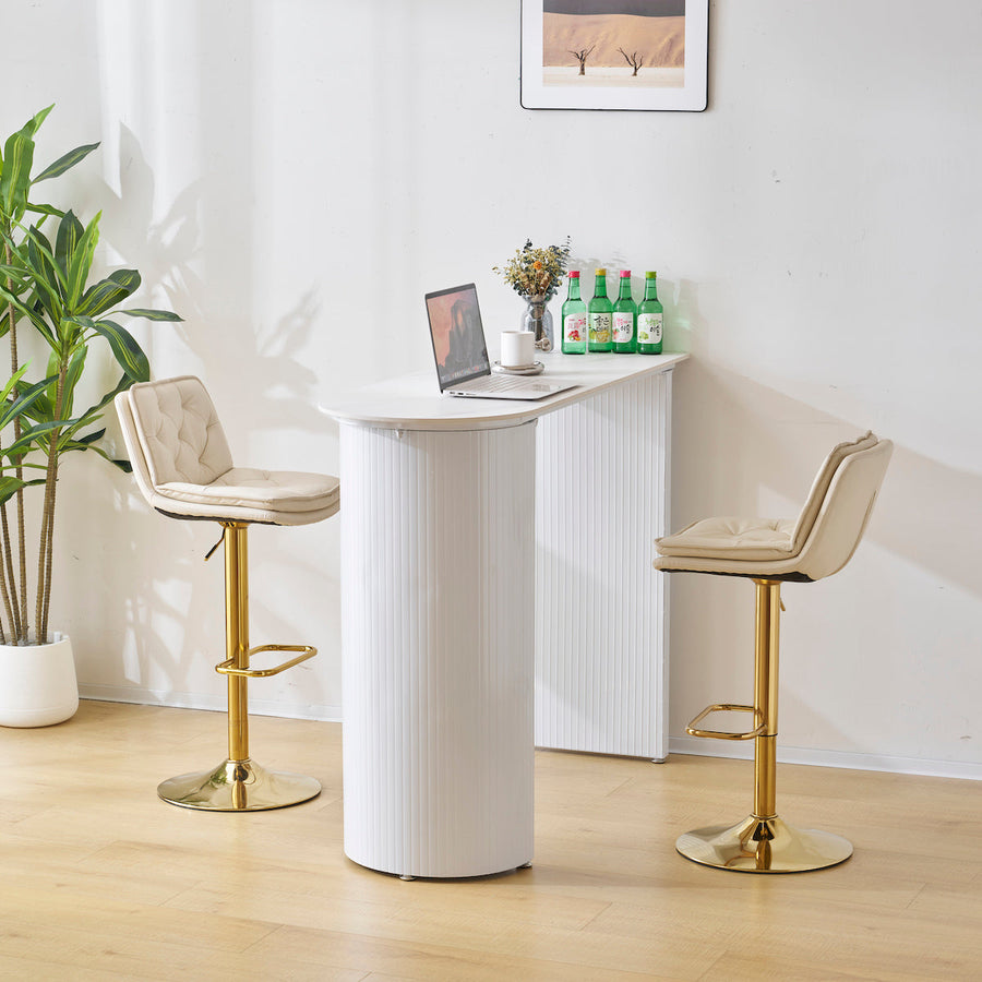 360 degree rotating height adjustable bar chair