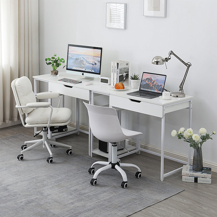 Wooden desk with 3 shelves