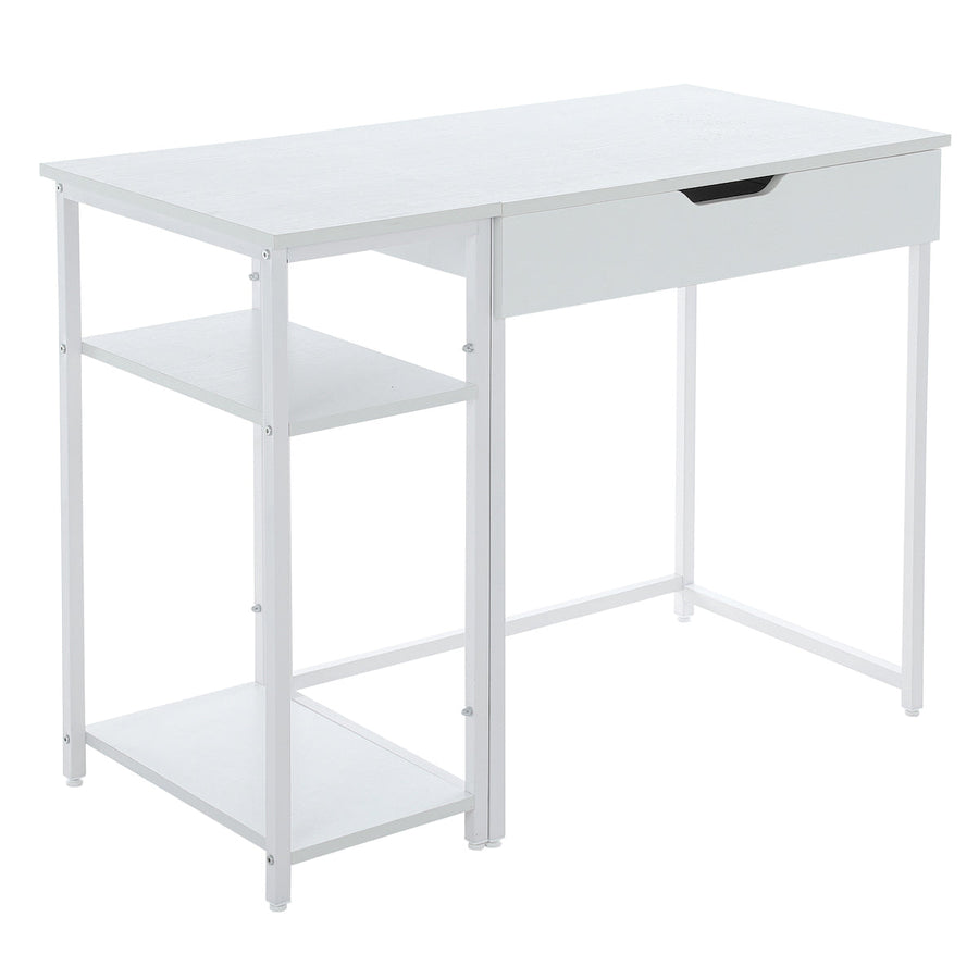 Wooden desk with 3 shelves
