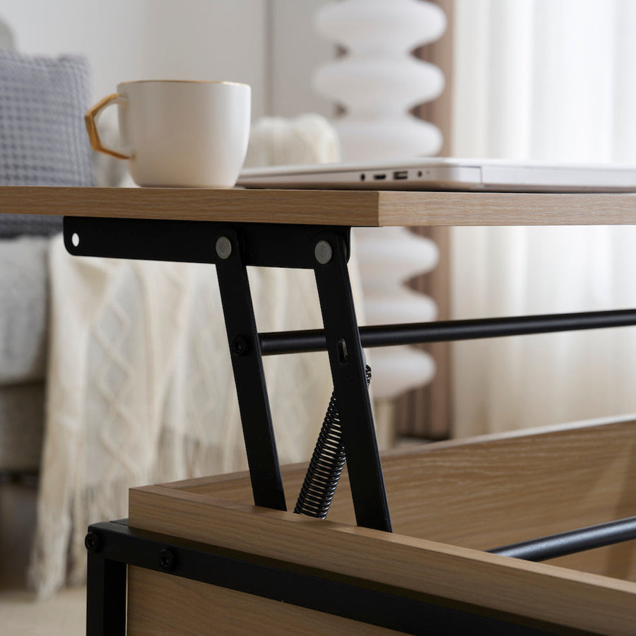 Height-adjustable multi-function center table