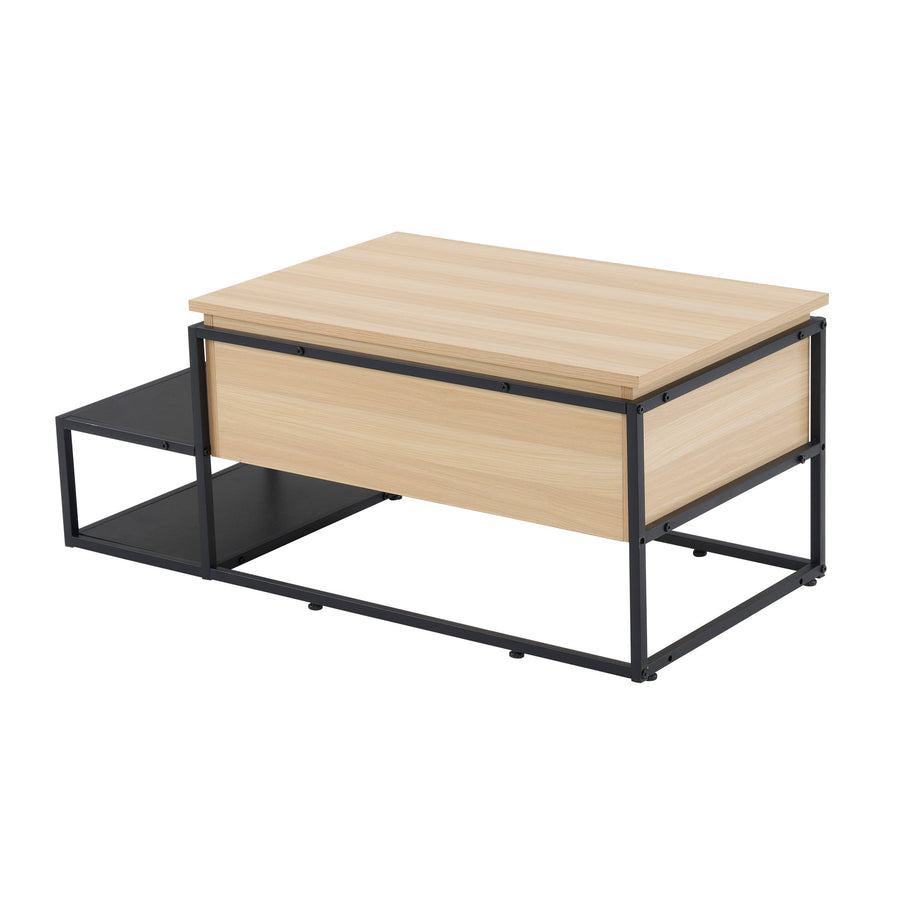 Height-adjustable multi-function center table