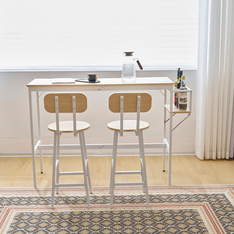 Scandinavian style 3-piece counter set