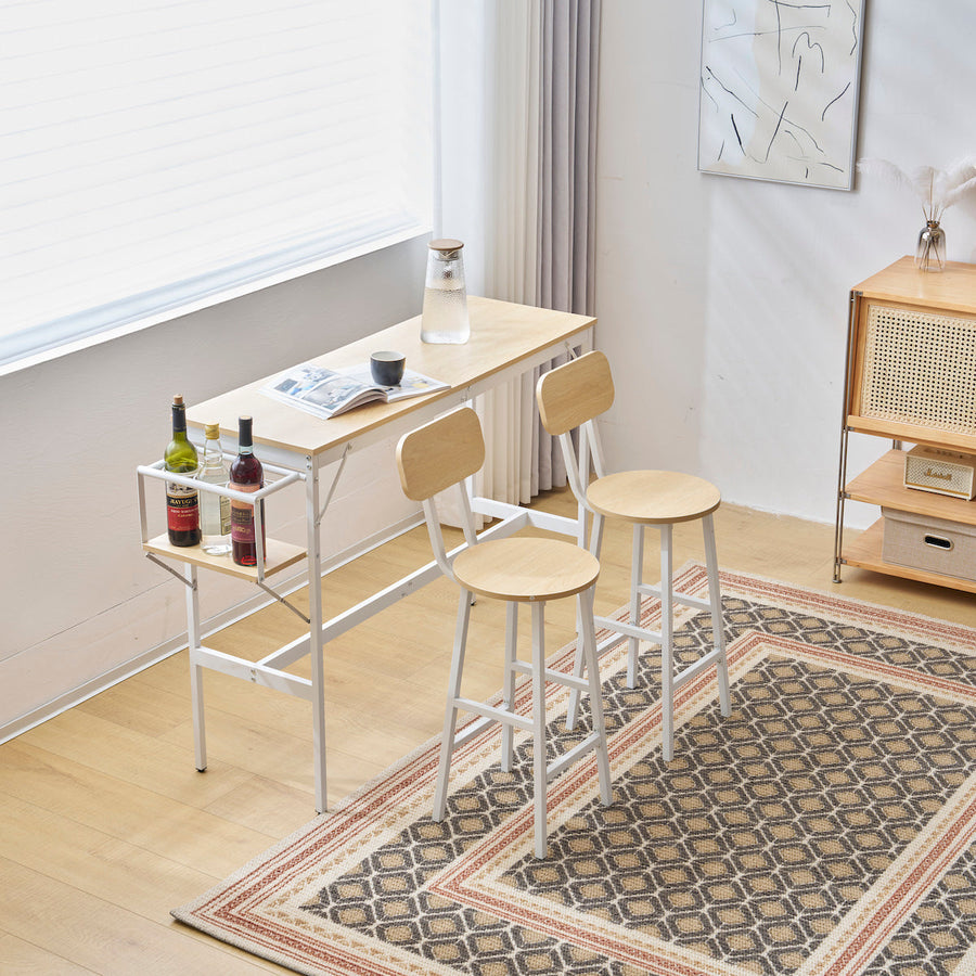 Scandinavian style 3-piece counter set