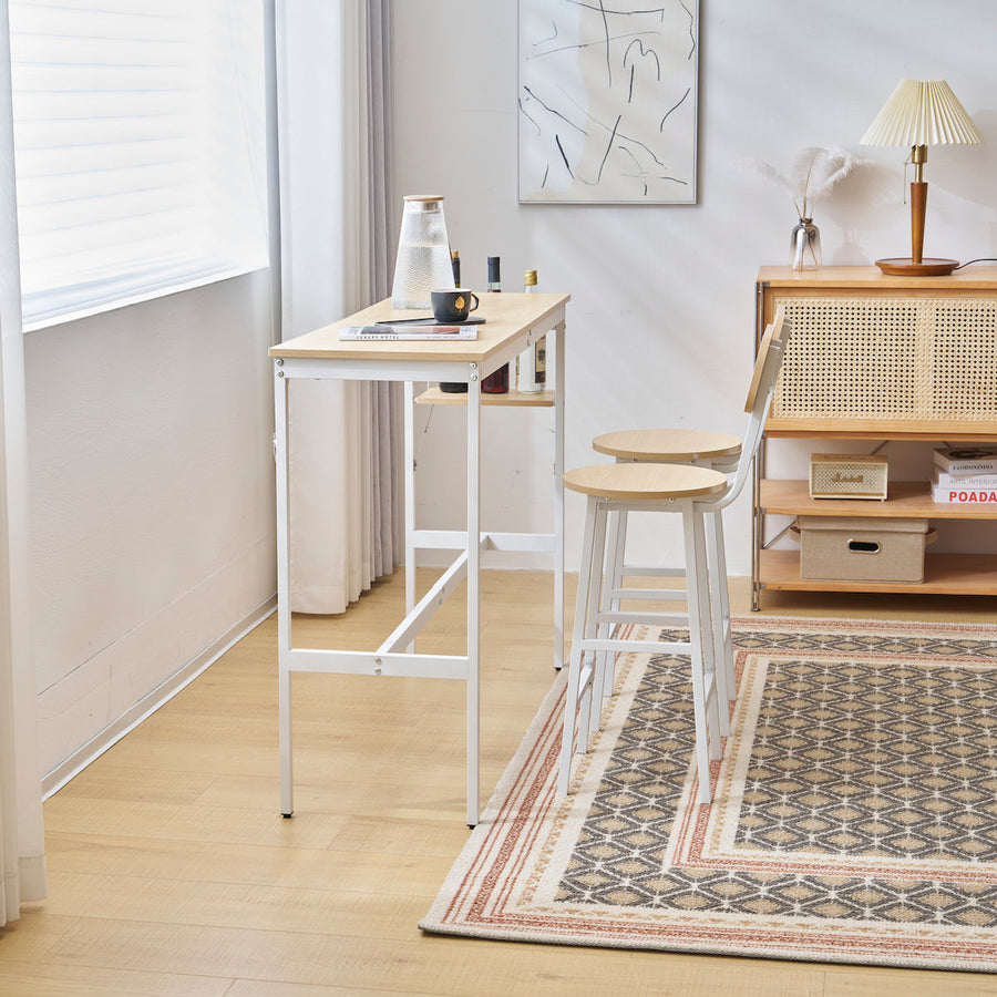 Scandinavian style 3-piece counter set