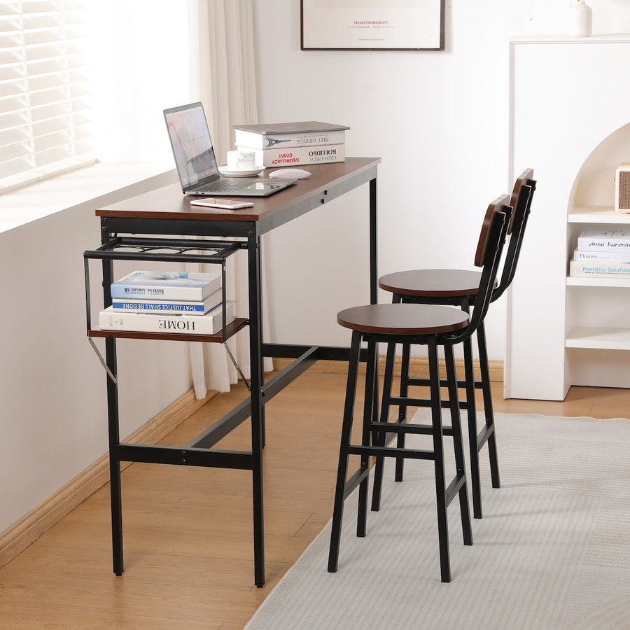 Scandinavian style 3-piece counter set