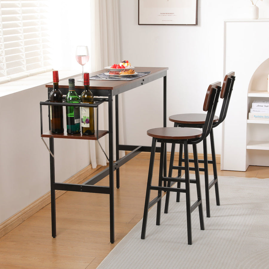 Scandinavian style 3-piece counter set