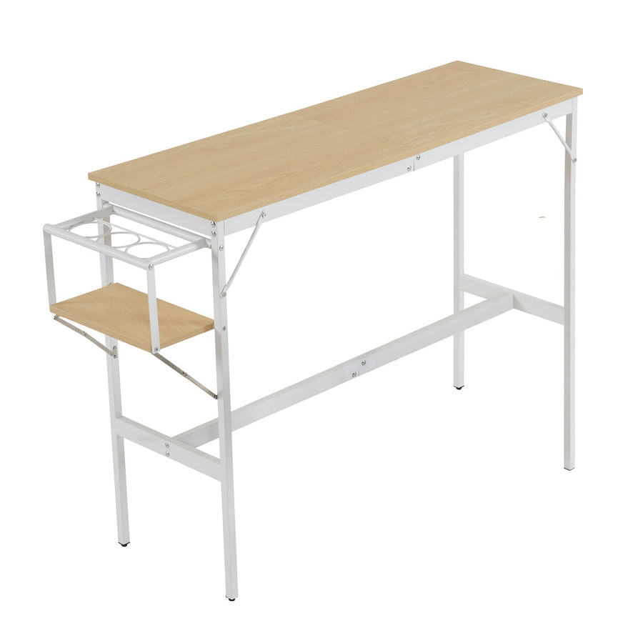 Solid wood folding counter 3-piece set