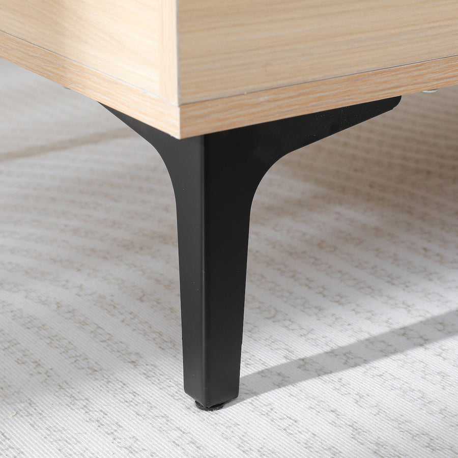 Wooden lift-up storage low table