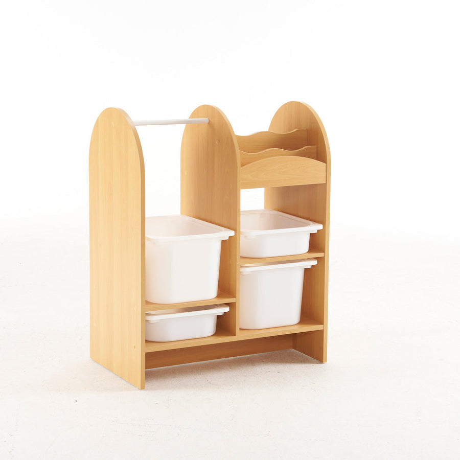 木製おもちゃ収納ラック