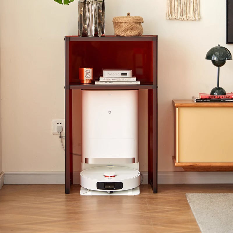 Robot vacuum cleaner storage cabinet