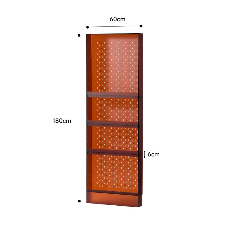 Slim wall storage rack