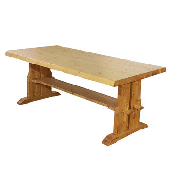 Country solid wood dining table