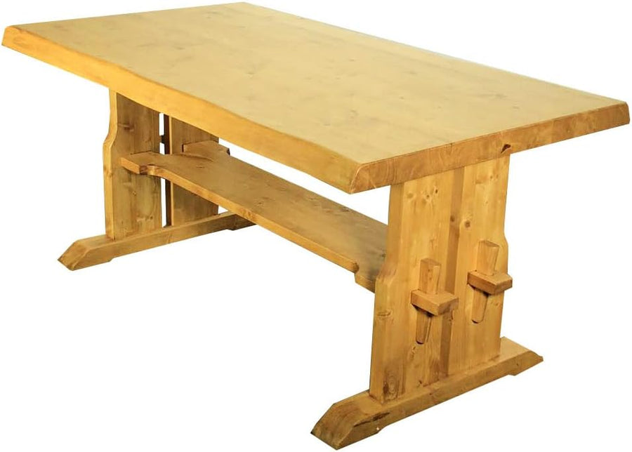 Country solid wood dining table