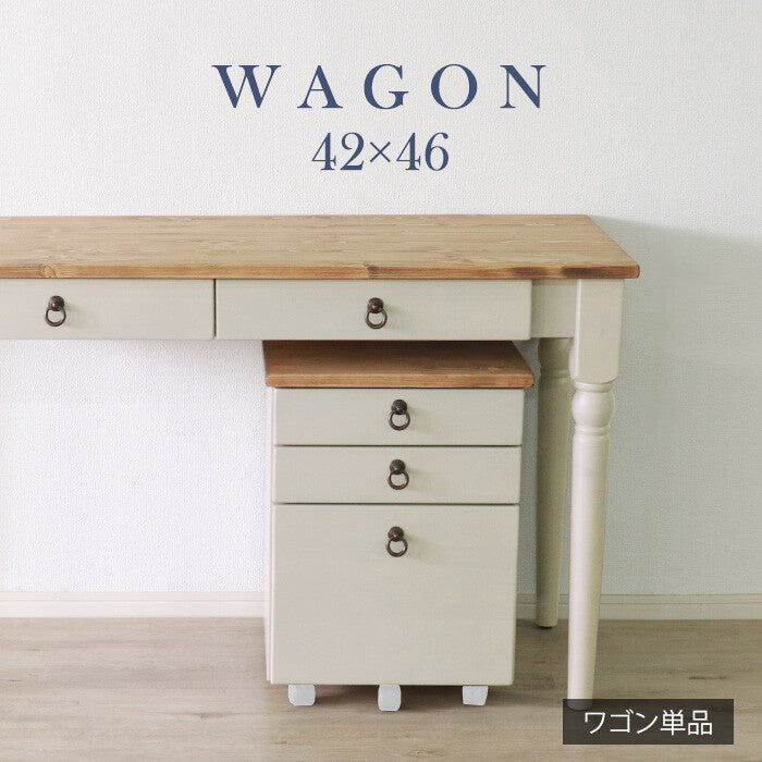 French country pine solid wood wagon with natural oil coating