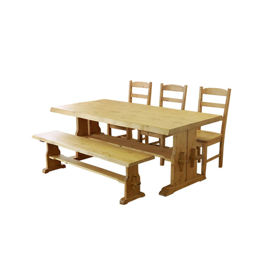 Country solid wood dining set