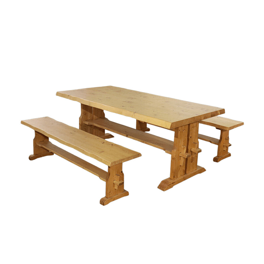 Country solid wood dining set