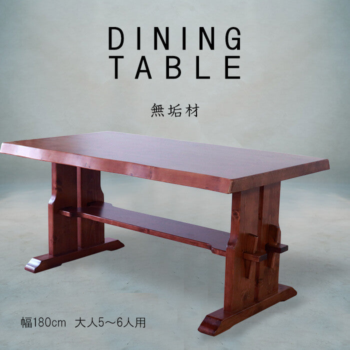 Country solid wood dining table/bench