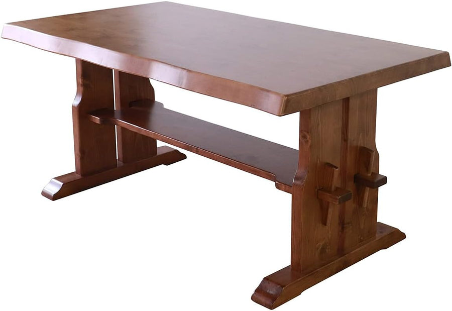 Country solid wood dining table/bench