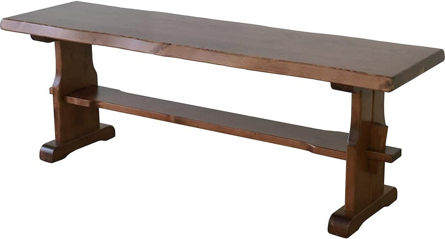 Country solid wood dining table/bench