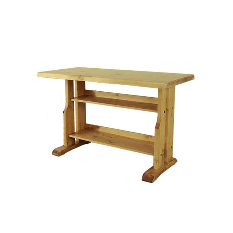 Country solid wood 120cm wide living room desk