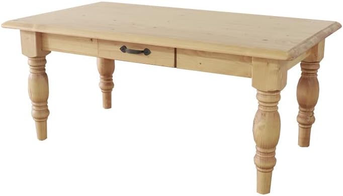 Country pine solid wood center table
