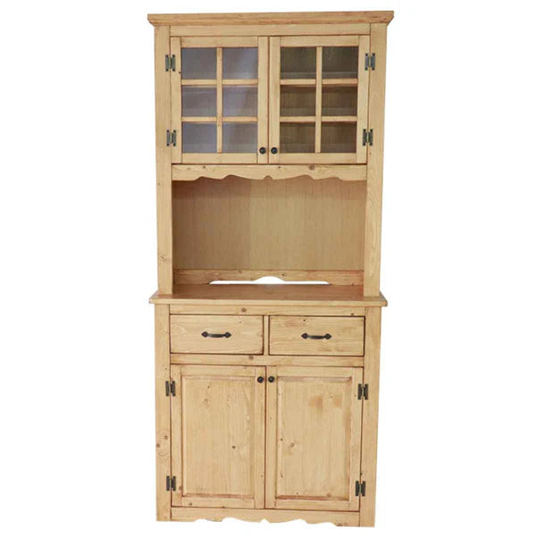 Country pine solid wood cupboard