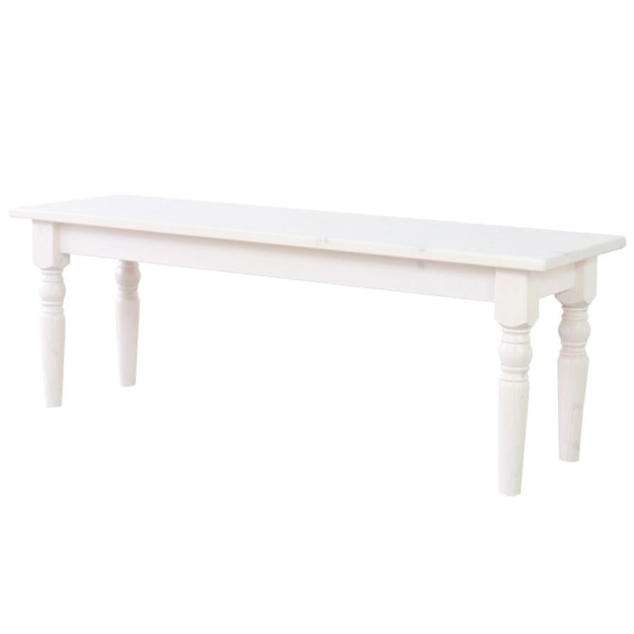 Country pine solid wood dining bench