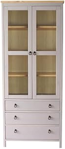 French country pine solid wood cupboard with natural oil coating