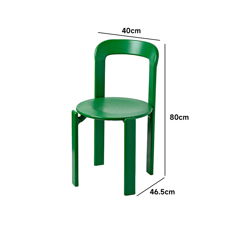Wooden stacking chair