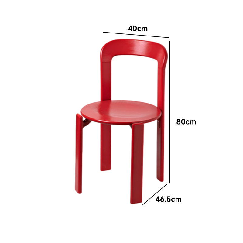 Wooden stacking chair