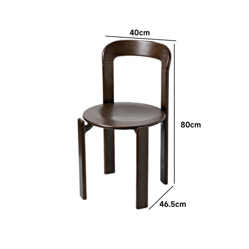 Wooden stacking chair
