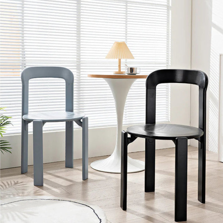 Wooden low stool