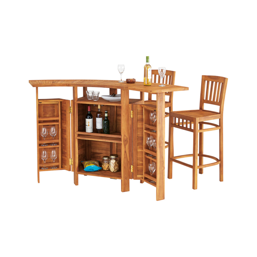 カウンターチェア ブラウン