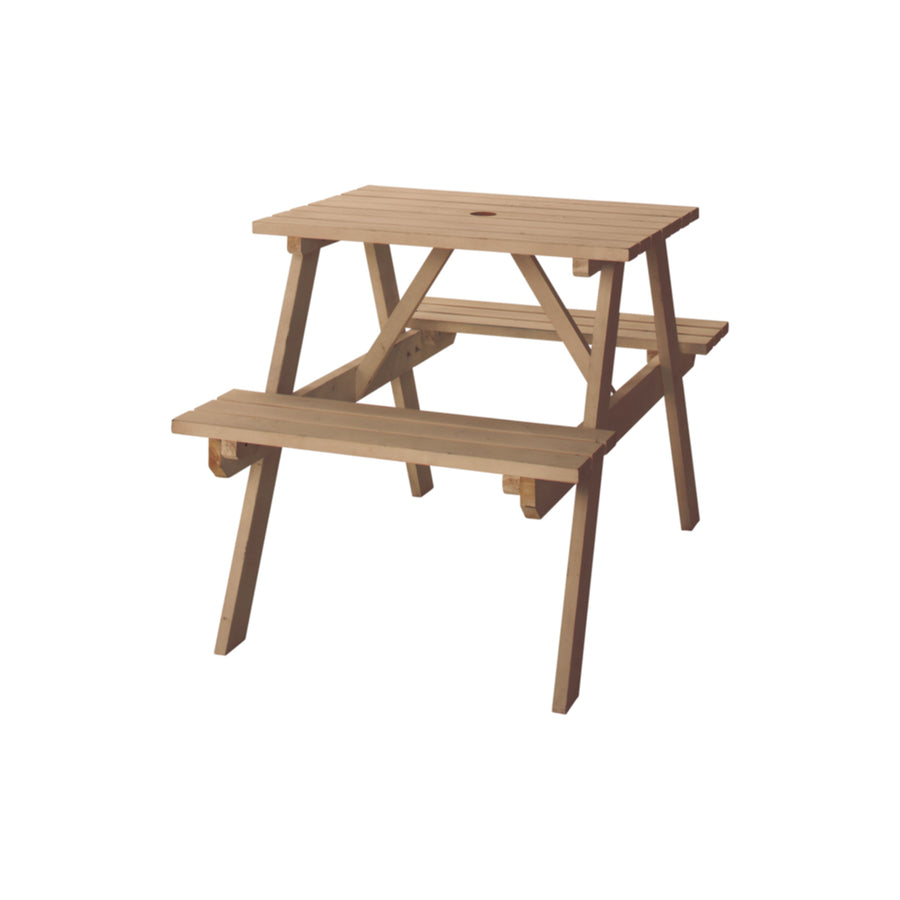 テーブル&ベンチ W75 ブラウン