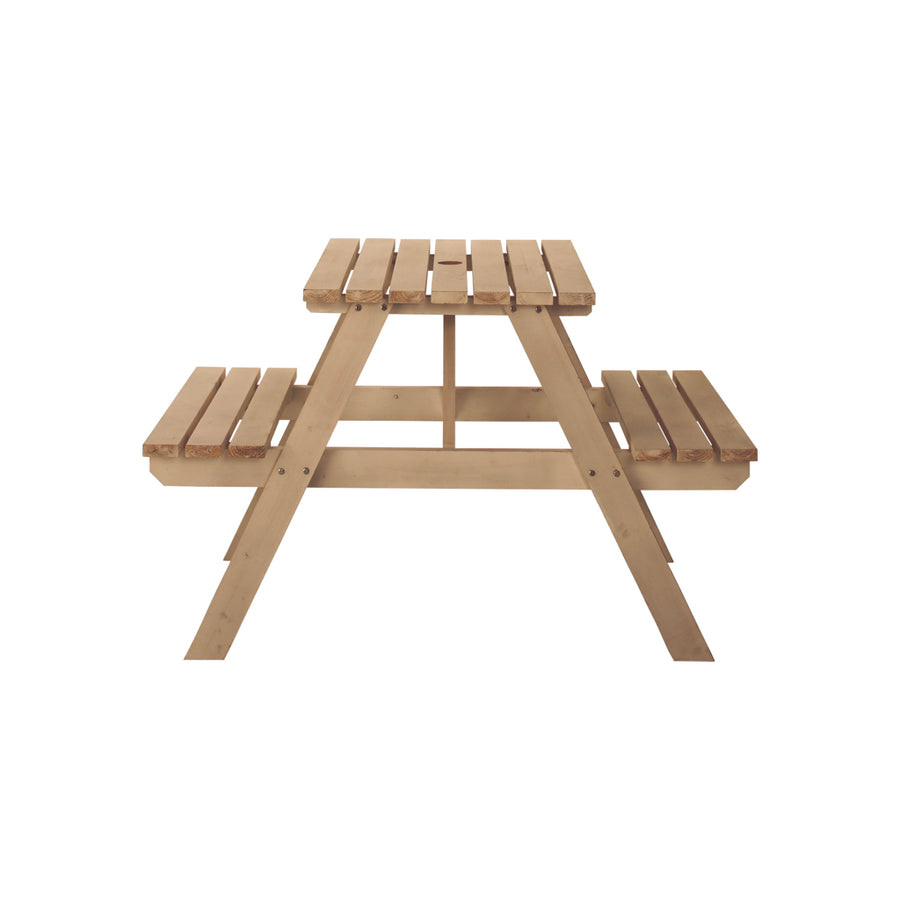 テーブル&ベンチ W75 ブラウン