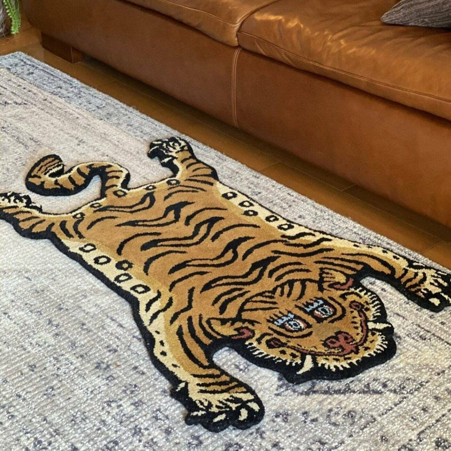 TIBETAN TIGER RUG M チベタンラグ