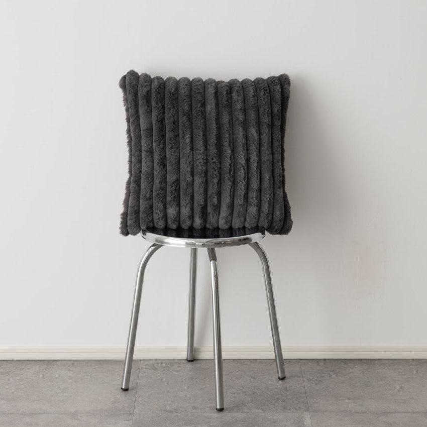 NERUS ふわとろストライプクッション 50cm