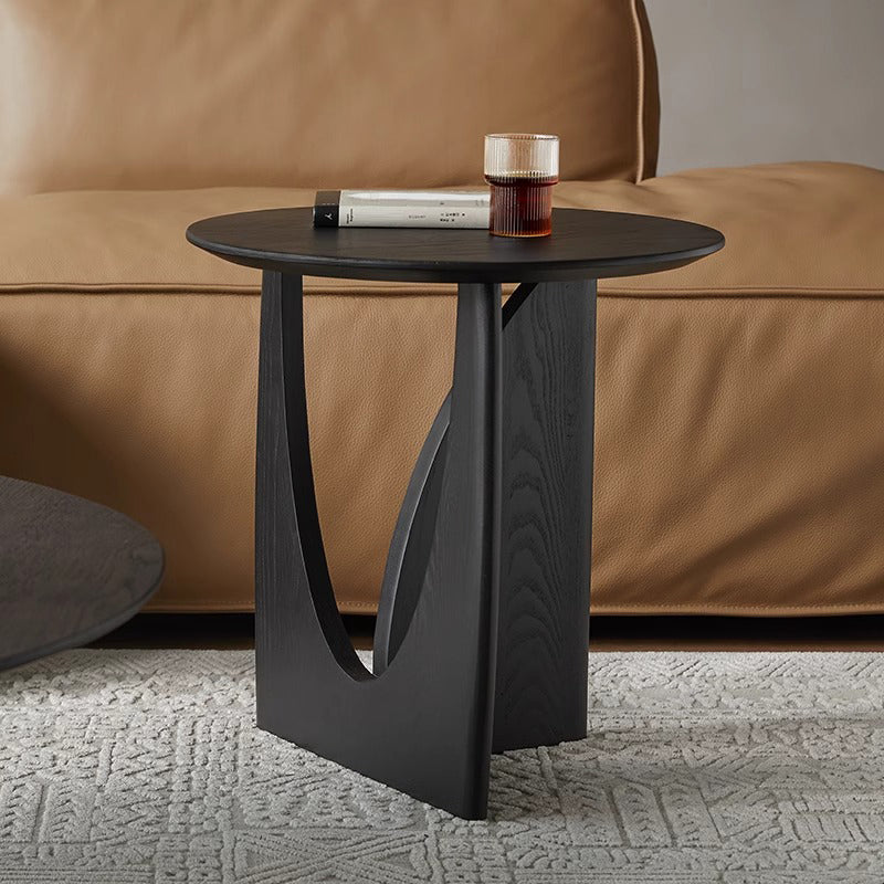 White ash wood natural wood design low table