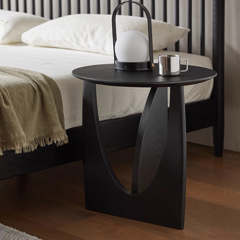 White ash wood natural wood design low table