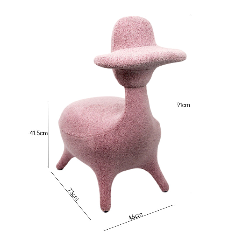 Fluffy design sofa chair
