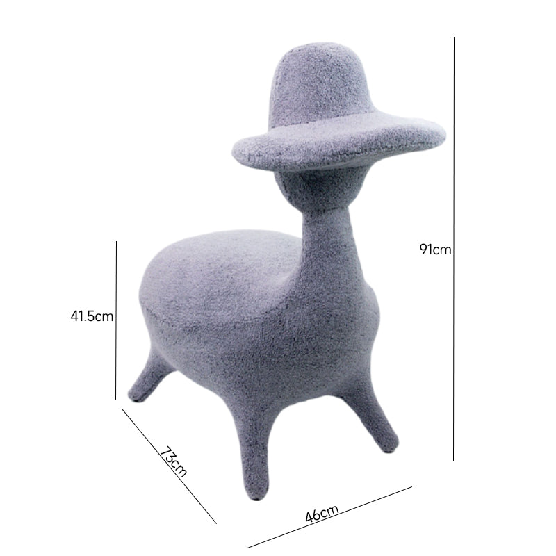 Fluffy design sofa chair