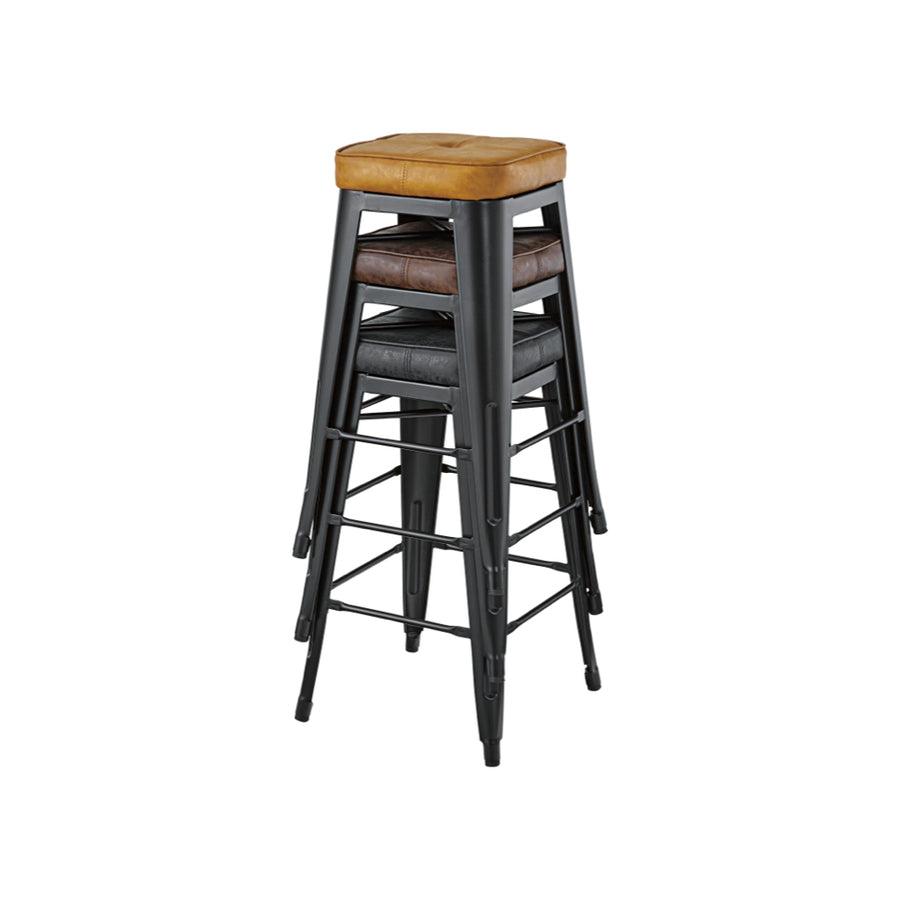 ハイスツール ブラウン