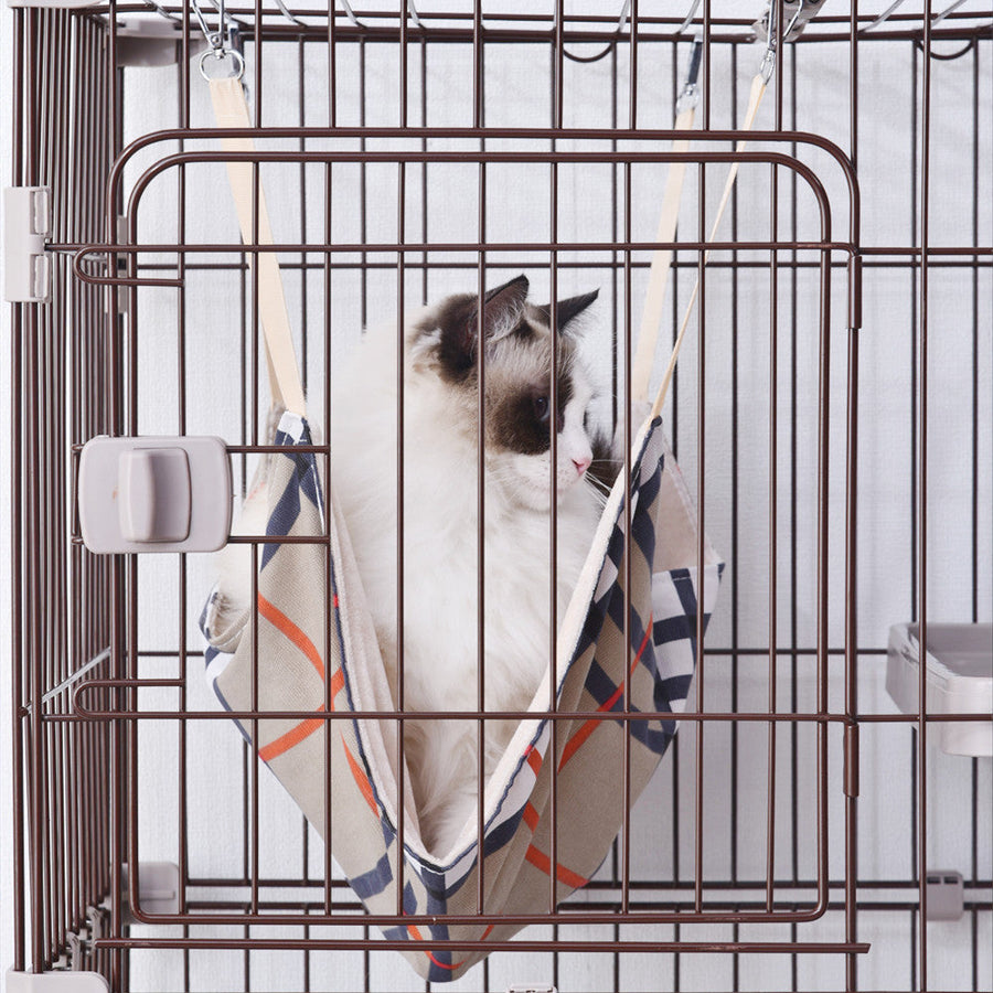 3-tier cat cage with casters