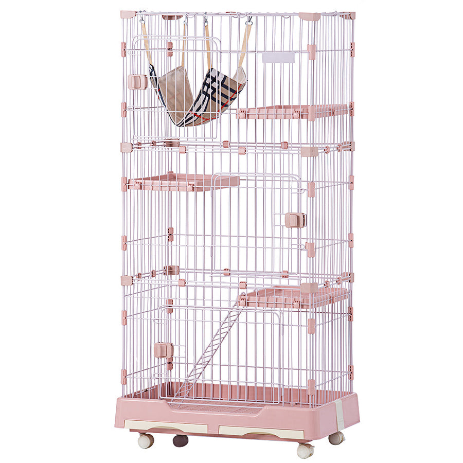 3-tier cat cage with casters