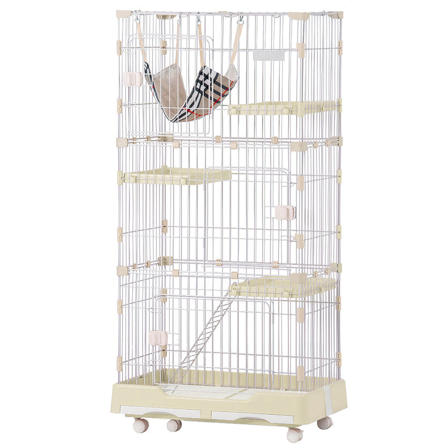 3-tier cat cage with casters